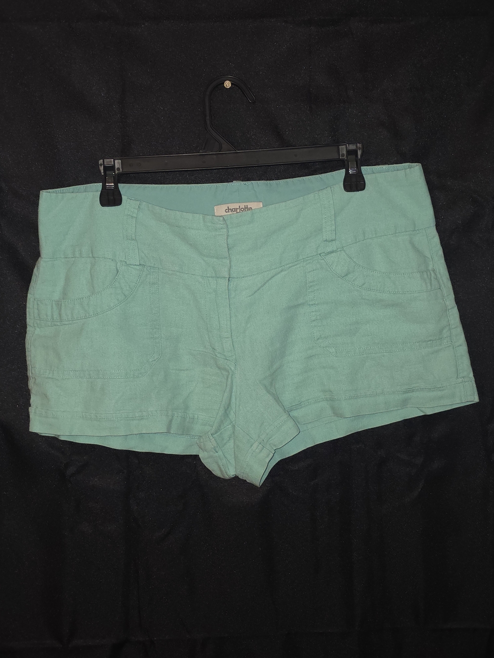 Charlotte Russe Mint Green High Waist Casual Shorts